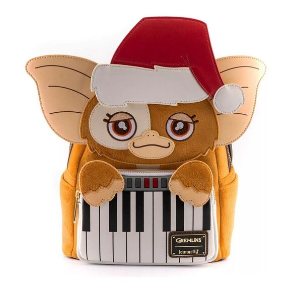 Loungefly Handbags - Gremlins Gizmo Santa Cosplay with Removable Hat Mini Backpack NWT